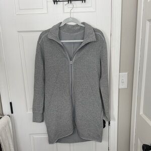 Lululemon Gray Zip-Up Cardigan